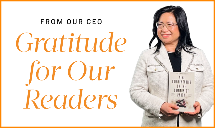 Gratitude for Our Readers